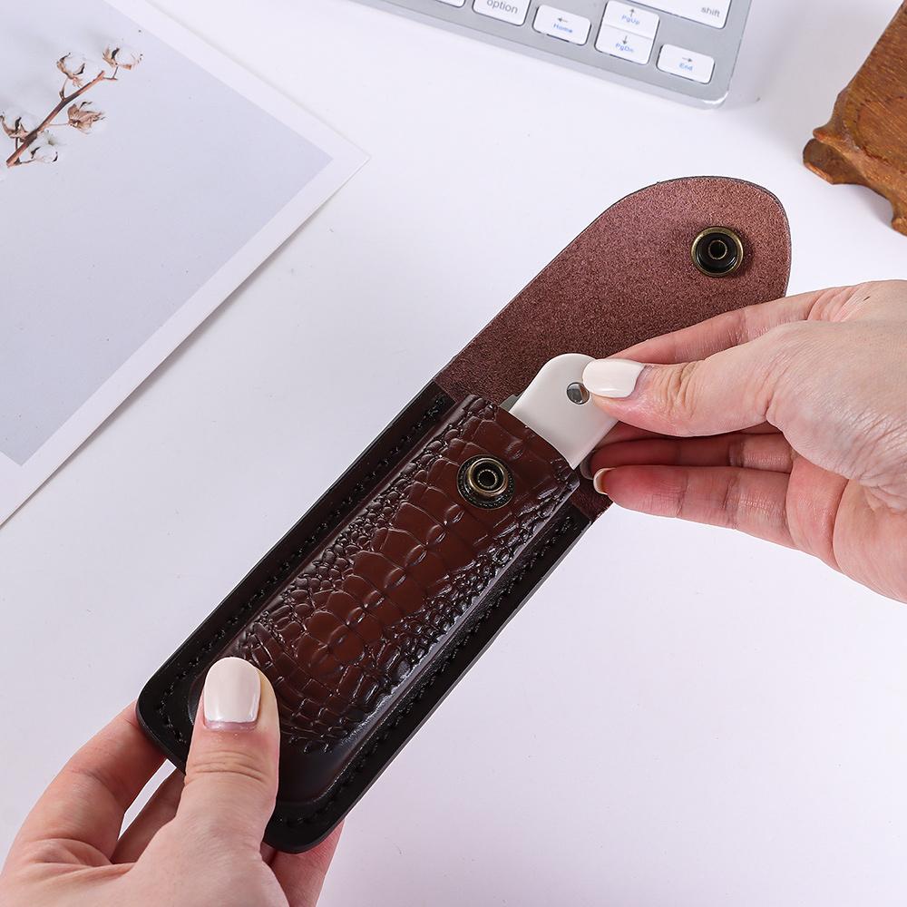 Cowhide Leather Sheath for Fol - Edc Everyday Carry Knives avis et prix