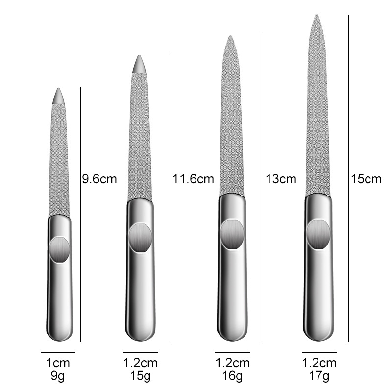 1PCS Professional Stainless St - Nail File Titanium avis et prix