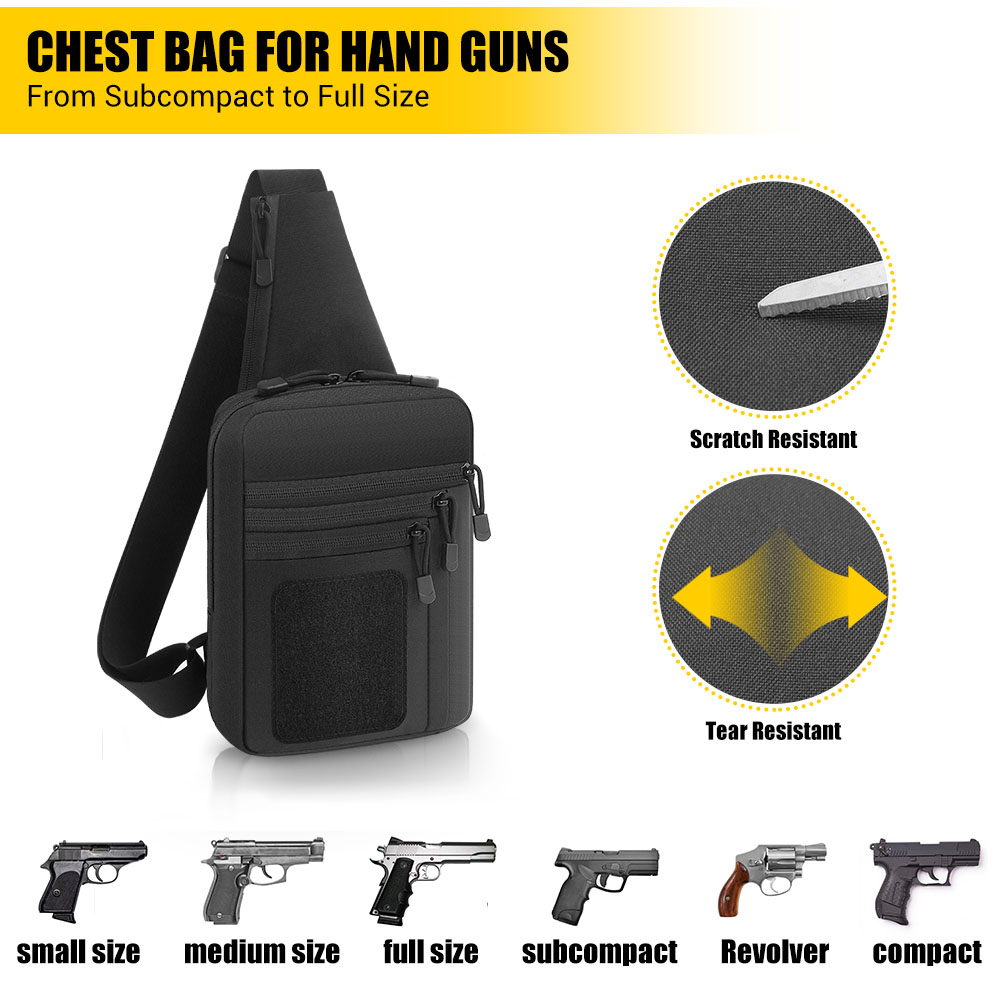 Tactical Pistol Gun Bag Concea - Edc Pistol Carry Bag avis et prix