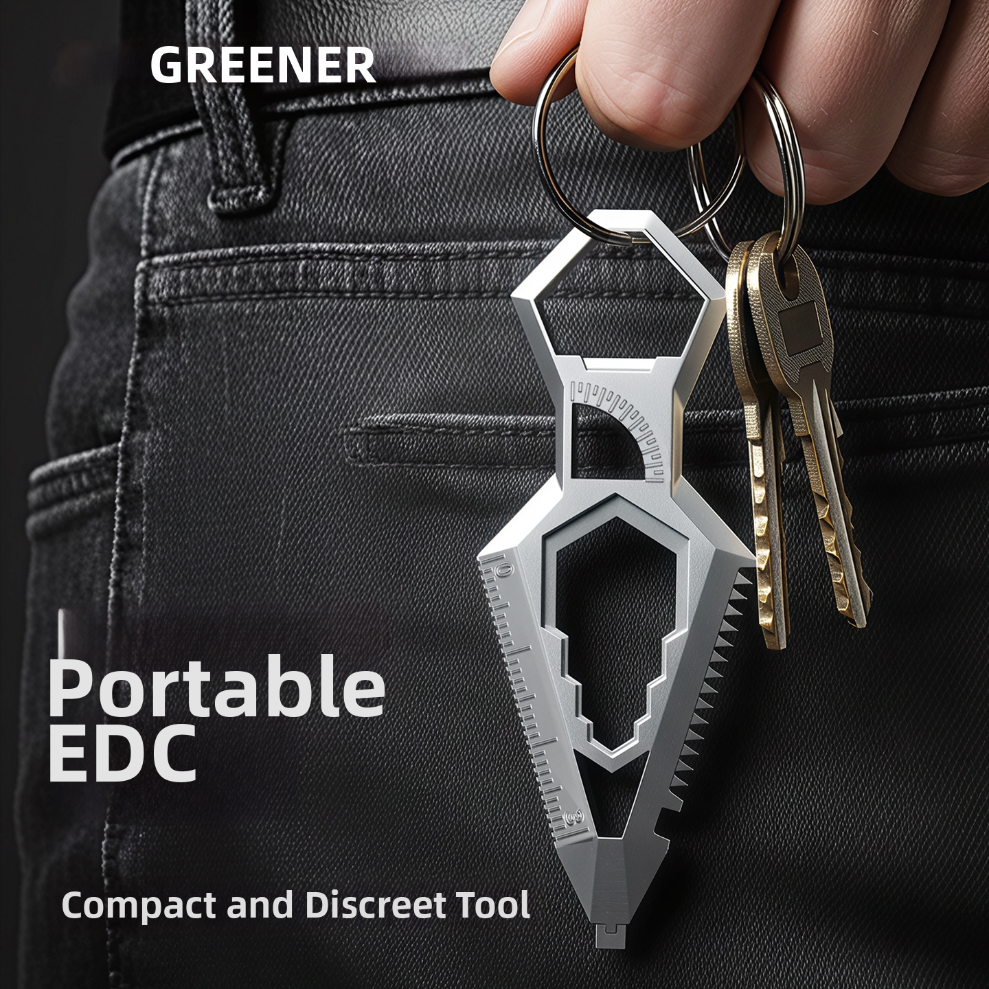 GREENER EDC Keychain Multi Too - Appendix Carry Edc avis et prix