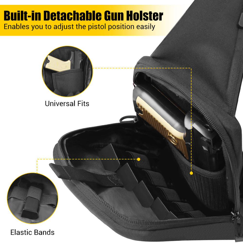 Tactical Pistol Gun Bag Concea - Edc Pistol Carry Bag avis et prix
