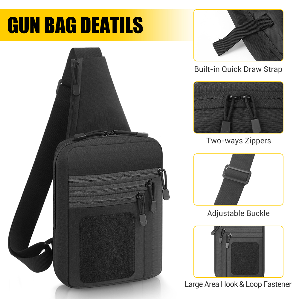 Tactical Pistol Gun Bag Concea - Edc Pistol Carry Bag avis et prix