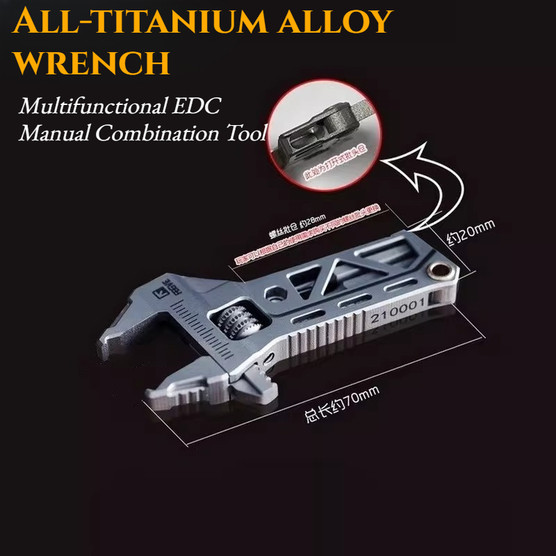TC4 All-titanium Alloy Wrench  - Edc Carry Pliers avis et prix