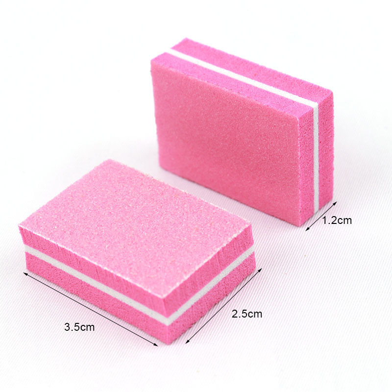 10/50pcs Mini Nails Art Buffer - Nail File Titanium avis et prix