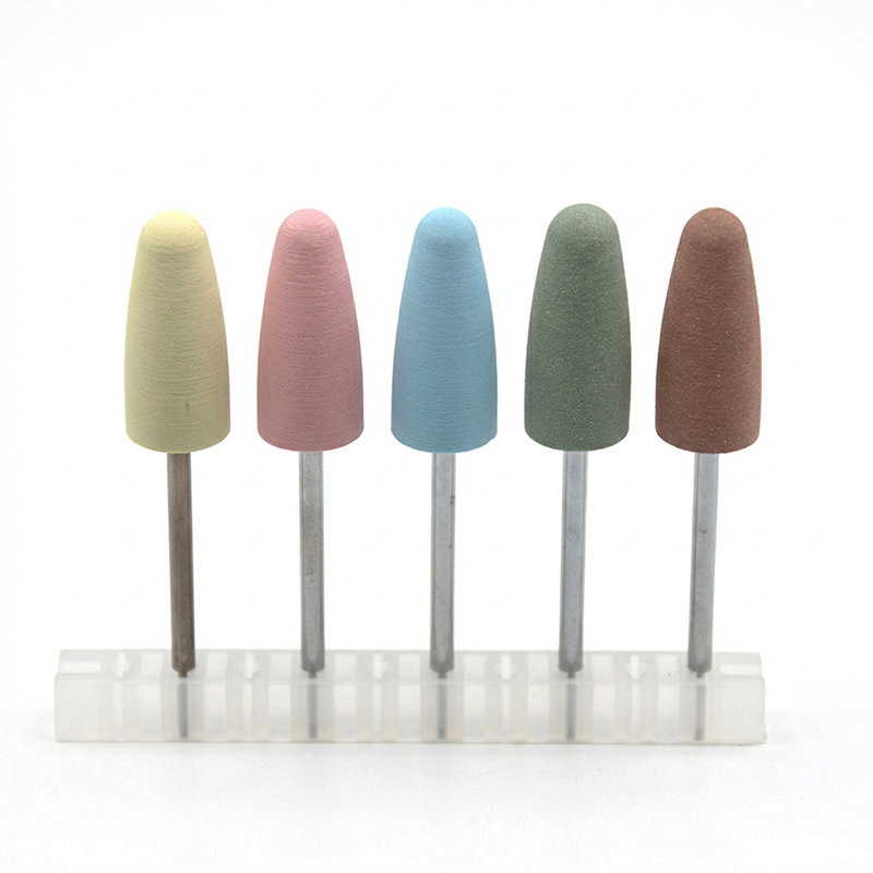 5Pcs/Set Silicone Nail Drill B - Nail File Titanium avis et prix