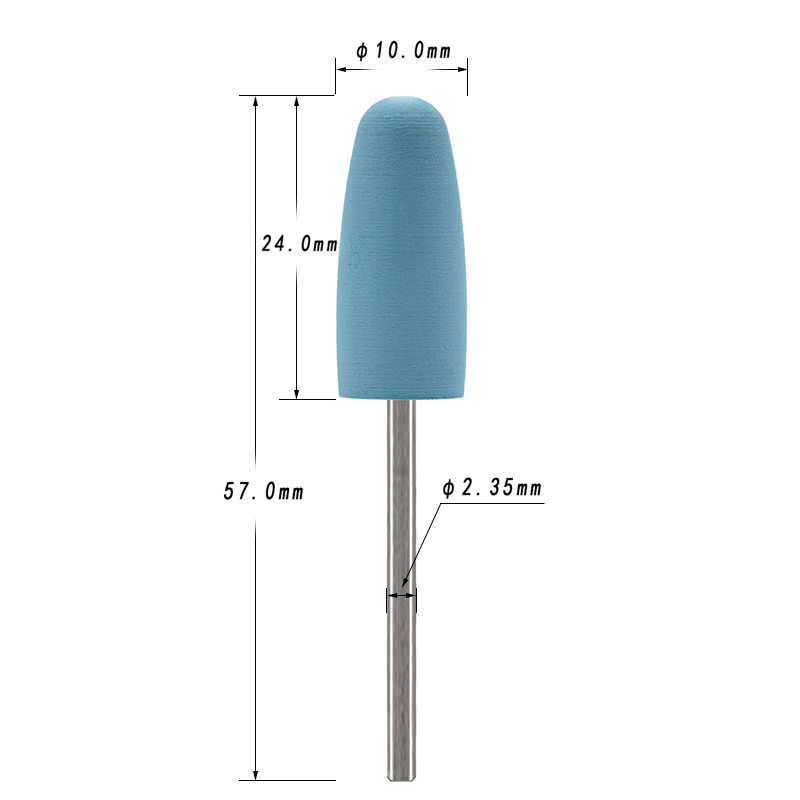 5Pcs/Set Silicone Nail Drill B - Nail File Titanium avis et prix
