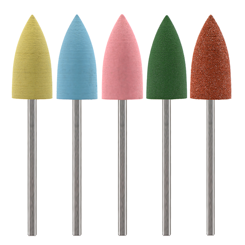 5Pcs/Set Silicone Nail Drill B - Nail File Titanium avis et prix