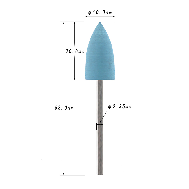 5Pcs/Set Silicone Nail Drill B - Nail File Titanium avis et prix