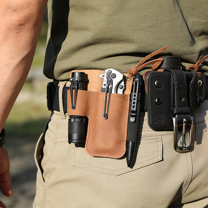EDC Leather Flashlight Tool Ho - Edc Everyday Carry avis et prix