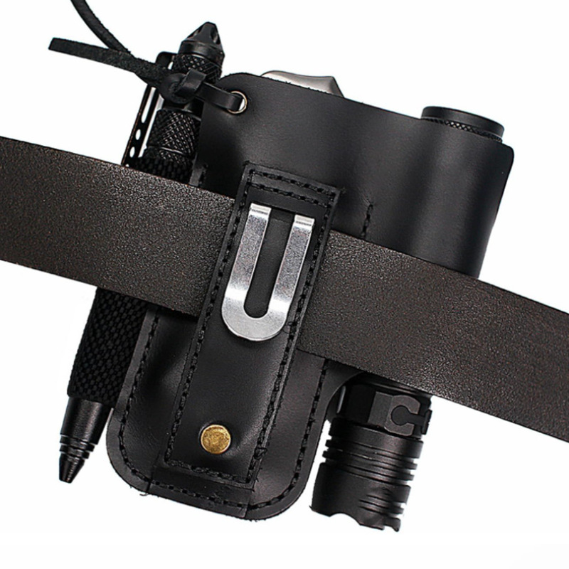 EDC Leather Flashlight Tool Ho - Edc Everyday Carry avis et prix