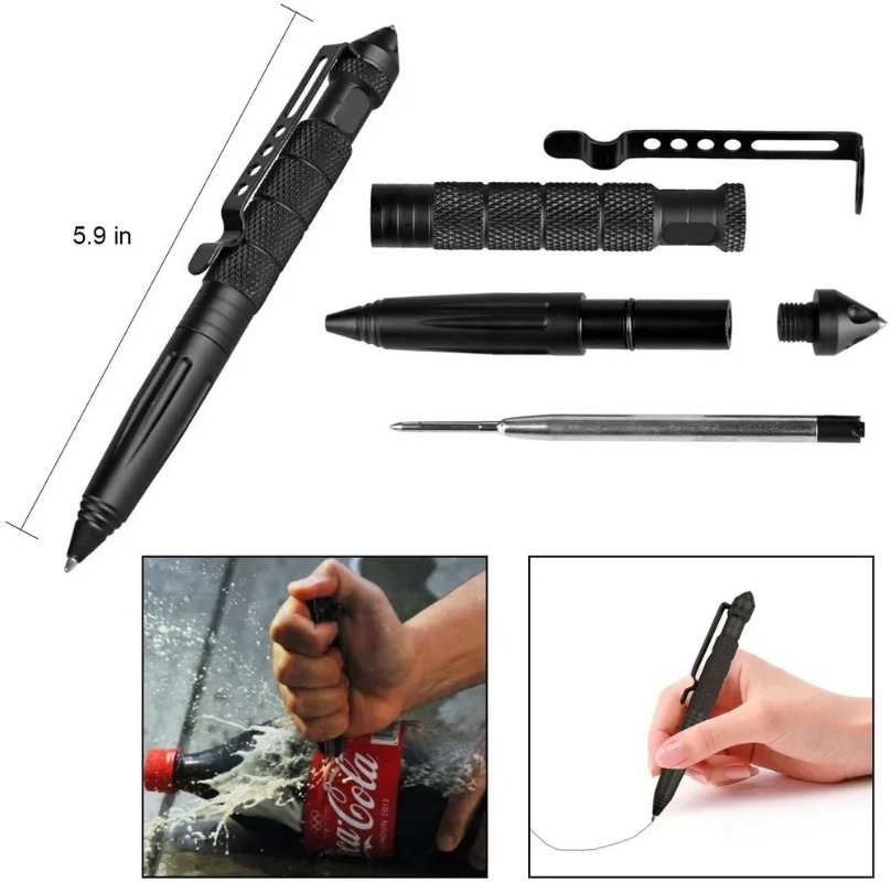 Military Tactical Pen Aluminum - Pen Tactical Glass avis et prix