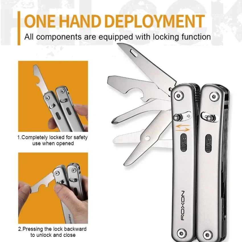 Roxon S804 Flex Multi Tool Ope - Edc Carry Pliers avis et prix