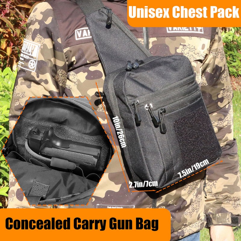New Tactical Chest Bag Pistol  - Edc Pistol Carry Bag avis et prix