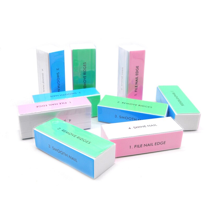5pcs  Colorful Buffing Block 4 - Nail File Titanium avis et prix