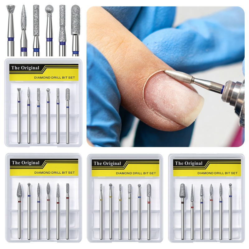6pcs Different Styles Nail Dri - Nail File Titanium avis et prix