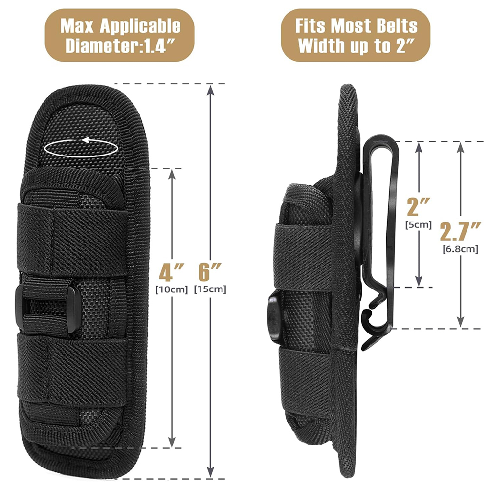 Tactical Flashlight Pouch Hols - Edc Carry Accessories avis et prix