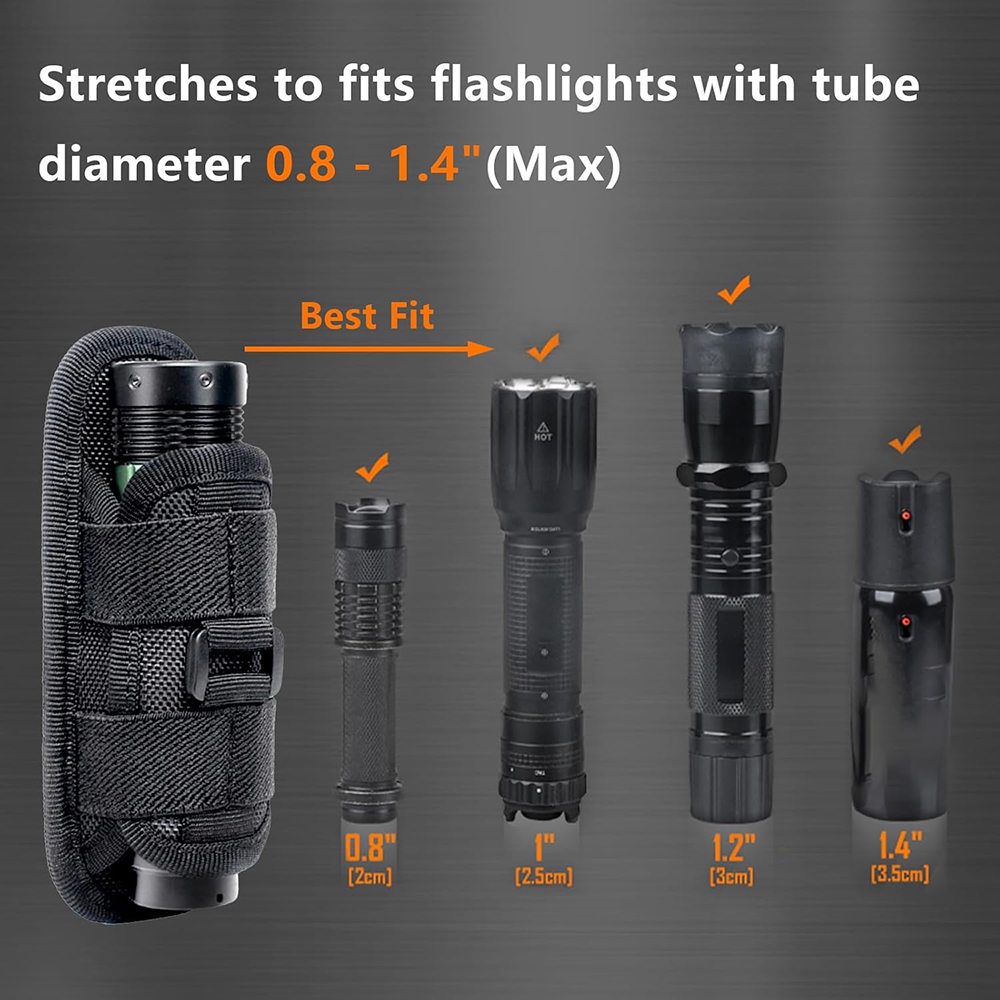 Tactical Flashlight Pouch Hols - Edc Carry Accessories avis et prix