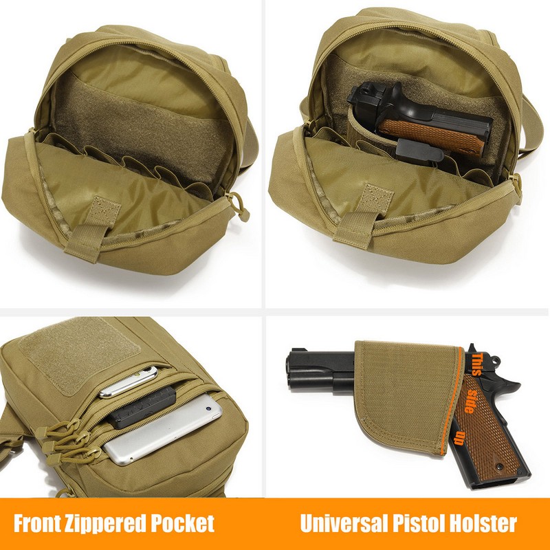 EDC 1000D Tactical Chest Bag P - Edc Pistol Carry Bag avis et prix