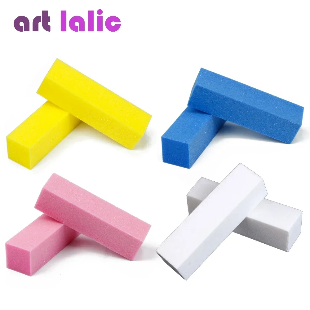 2Pcs Nail Buffer Blocks 4-Side - Nail File Titanium avis et prix