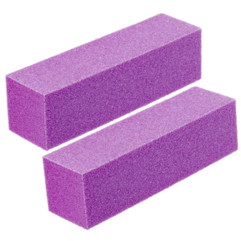 2Pcs Nail Buffer Blocks 4-Side - Nail File Titanium avis et prix