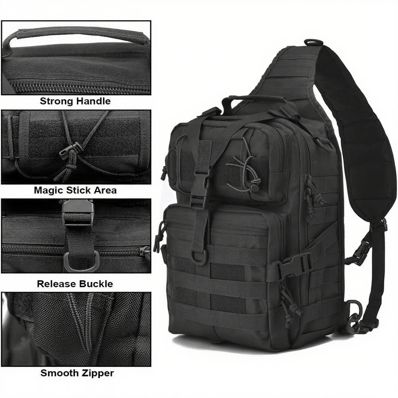 Tactical Sling Backpack Should - Edc Pistol Carry Bag avis et prix