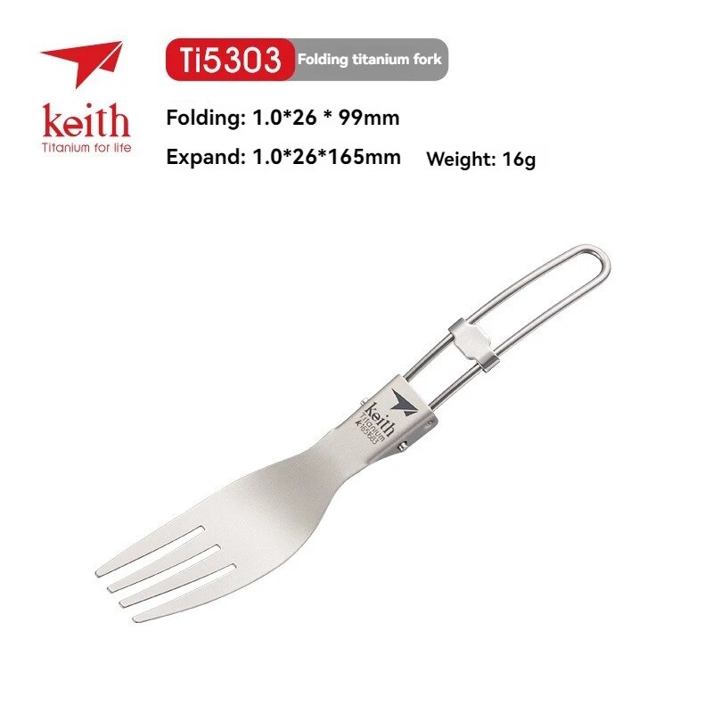 Keith Titanium Tableware Folk  - Edc Everyday Carry Knives avis et prix