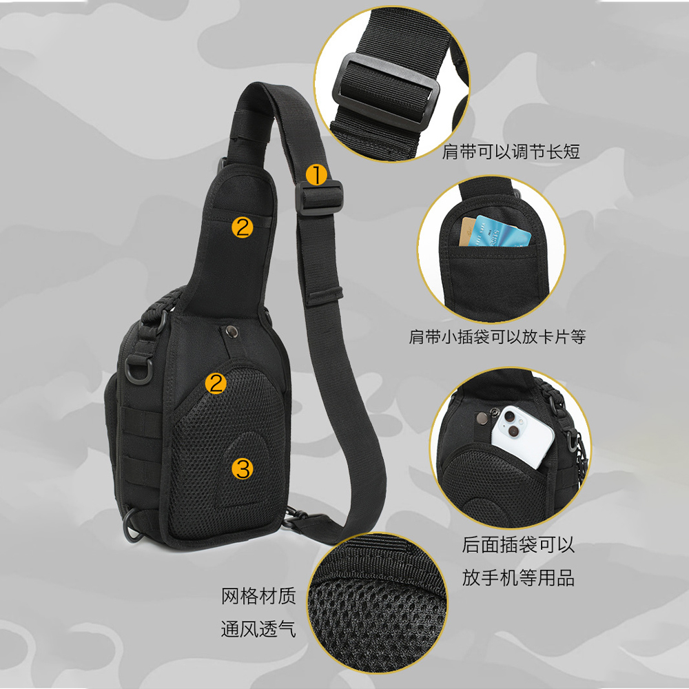 Tactical Sling Bag Pouch Multi - Edc Pistol Carry Bag avis et prix