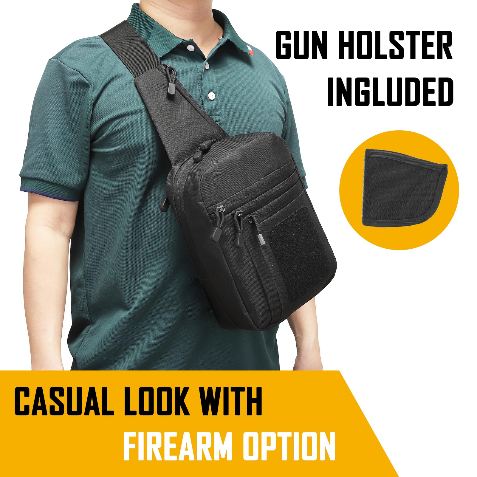Concealed Carry Crossbody Bag  - Edc Deep Carry avis et prix